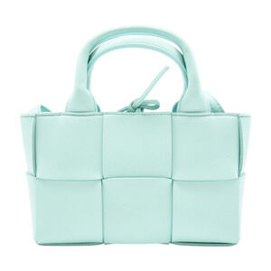 BOTTEGA VENETA Maxi Intrecciato Candy Arco 729029 2-way tote bag in blue lamb...